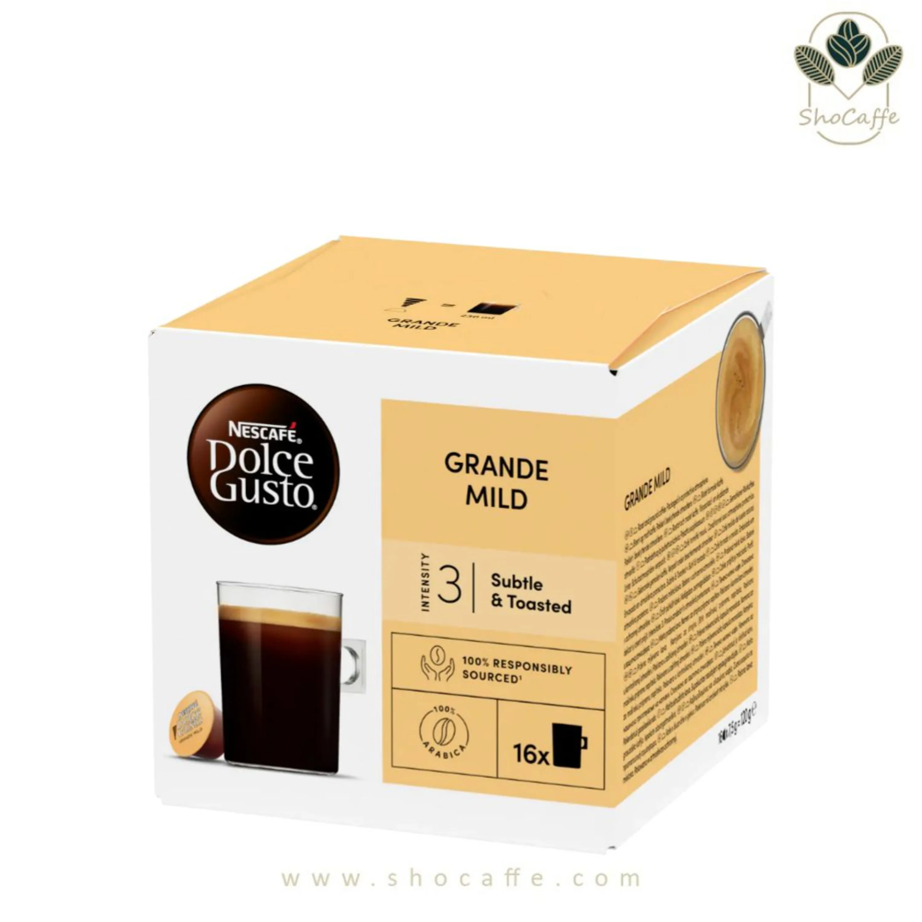 کپسول قهوه دولچه گوستو مدل گرنده میلد Grande Mild